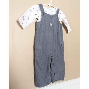 Janie and Jack layette baby overalls outfit set 3-6 months holiday christmas